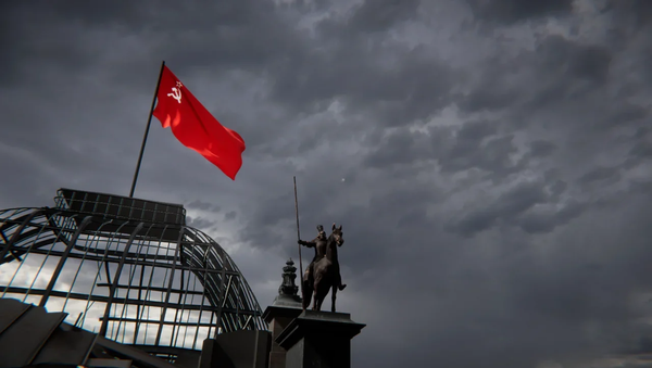 Подняться на Рейхстаг и водрузить знамя: теперь это можно сделать виртуально - Sputnik Латвия