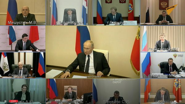 LIVE_СПУТНИК: Вступительные слово Владимира Путина перед совещанием с губернаторами - Sputnik Латвия