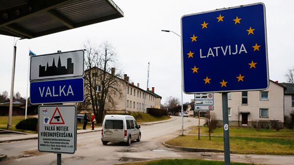Граница Эстонии с Латвией - Sputnik Латвия