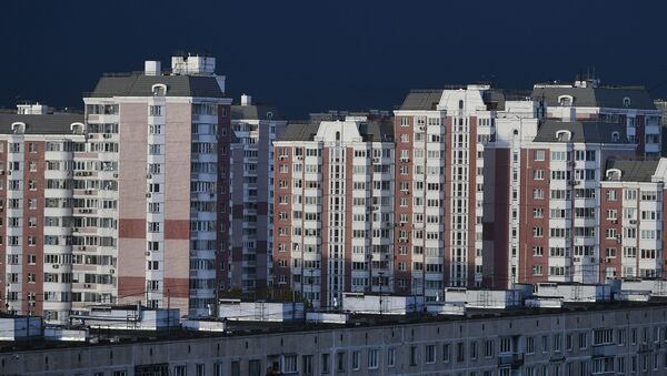 Жилые дома на Химкинском бульваре в Москве. - Sputnik Латвия