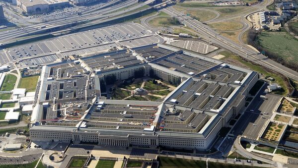 Здание Пентагона - штаб-квартиры Министерства обороны США. Архивное фото - Sputnik Latvija