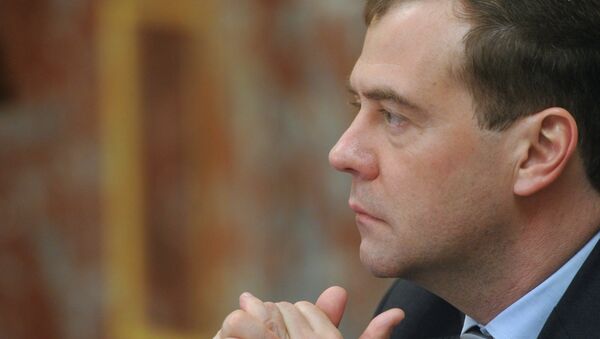 Премьер министр России Дмитрий Медведев - Sputnik Latvija