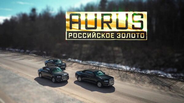Врезался в преграду на скорости: краш-тест российского автомобиля премиум-класса Aurus - Sputnik Латвия
