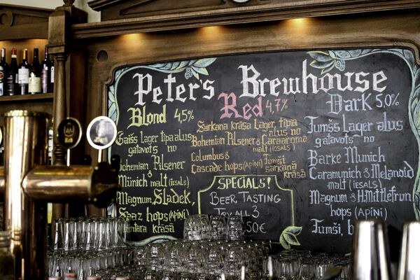 В пивоварне Peter's Brew House В пивоварне Peter's Brew House - Sputnik Латвия