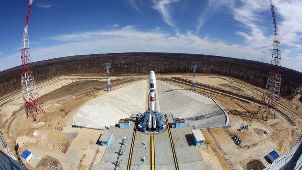 Ракета-носитель Союз-2.1а на стартовом комплексе космодрома Восточный - Sputnik Latvija