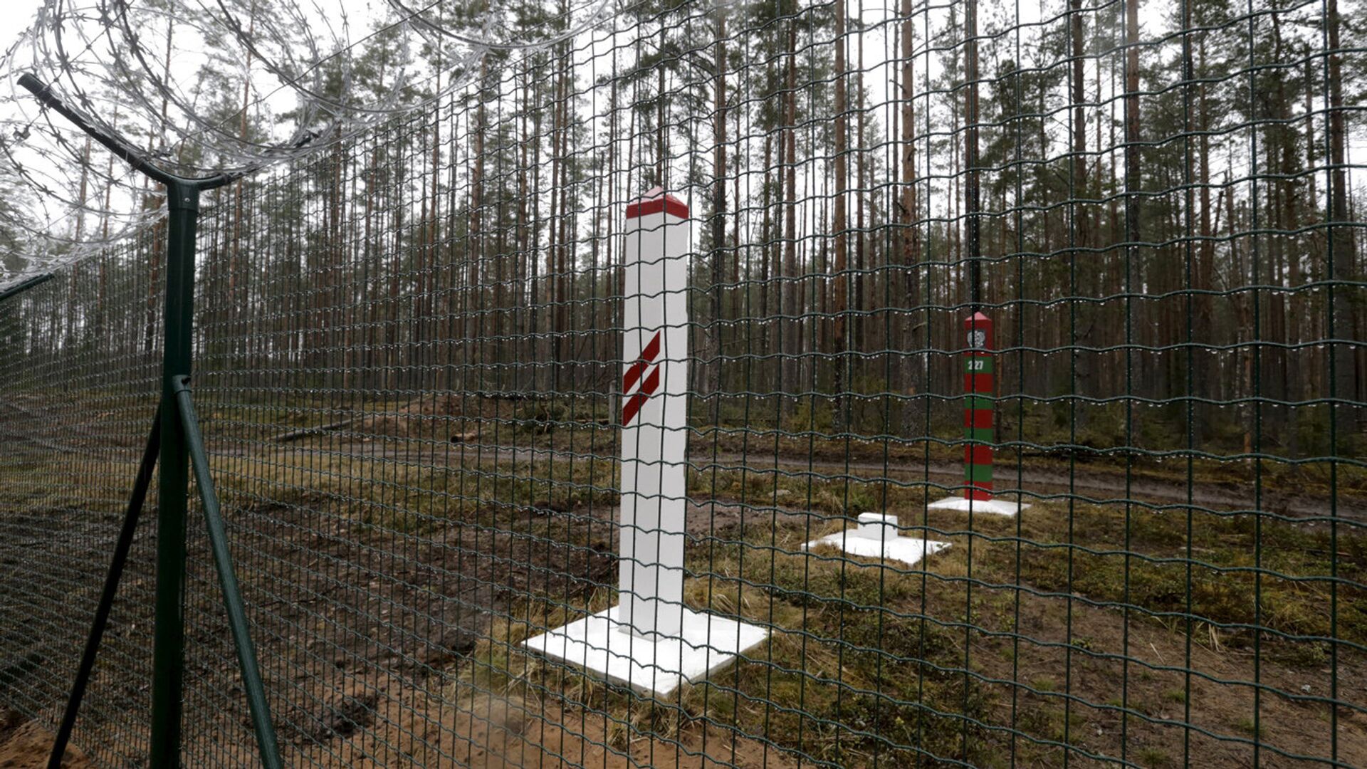 На границе Латвии и России - Sputnik Латвия, 1920, 16.02.2021