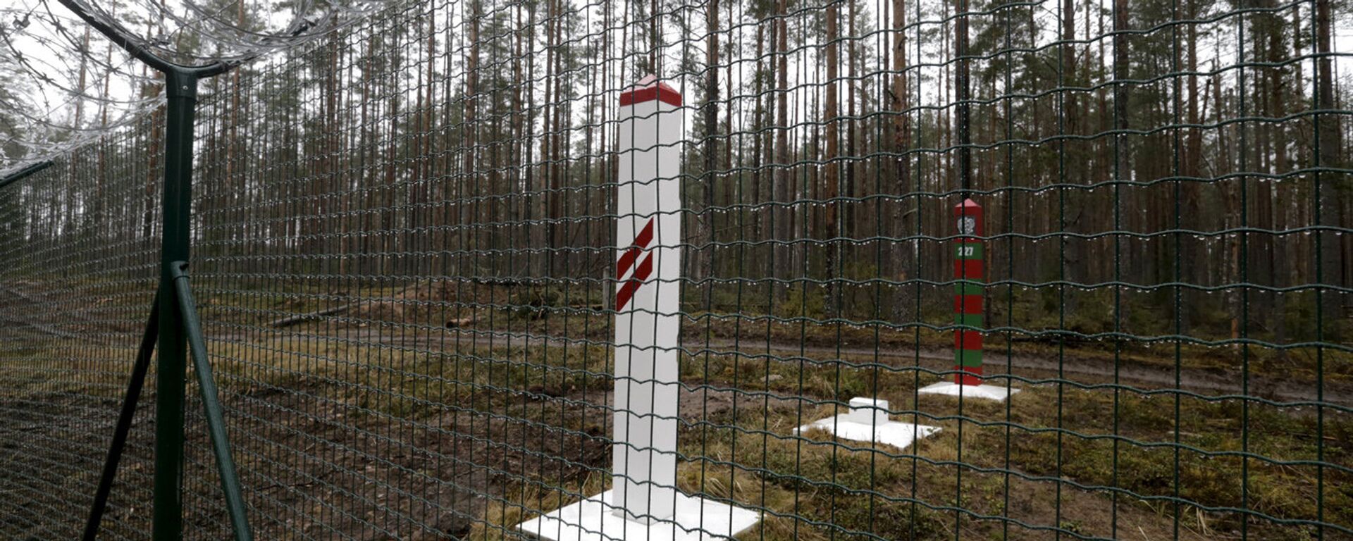 На границе Латвии и России - Sputnik Латвия, 1920, 01.01.2022