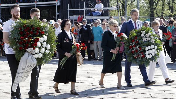 Празднование 9 мая в Риге - Sputnik Latvija