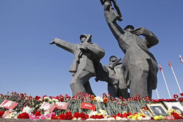 Празднование 9 мая в Риге Празднование 9 мая в Риге - Sputnik Латвия