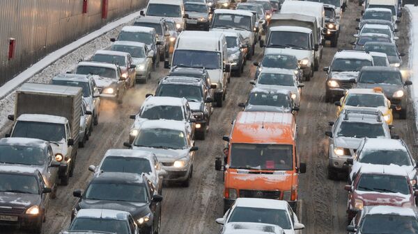 Sastrēgums. Foto no arhīva - Sputnik Latvija