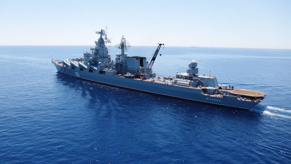 Гвардейский ракетный крейсер «Москва» - Sputnik Латвия