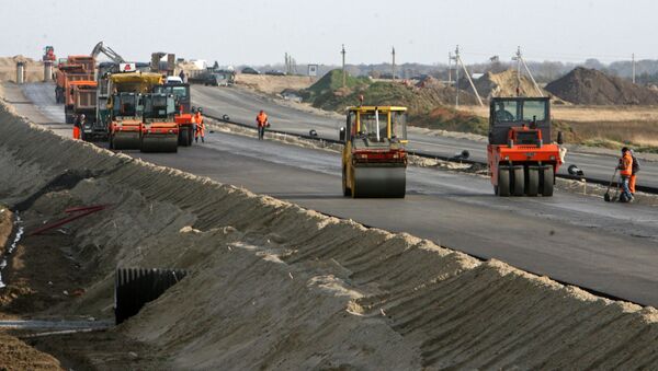 Строительство дороги - Sputnik Латвия
