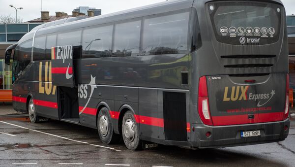 Автобус фирмы Lux Express на автостанции Таллинна - Sputnik Latvija