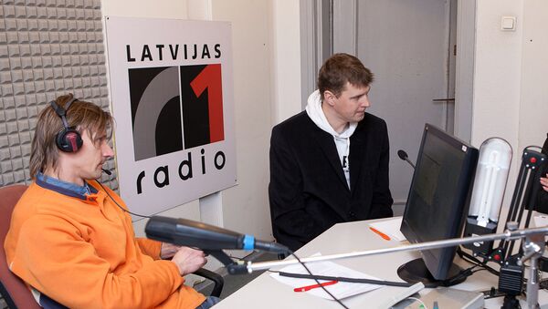 В студии Latvijas Radio - Sputnik Латвия