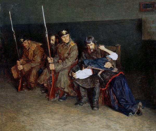 Николай Иванович Касаткин В коридоре окружного суда (1897) Николай Иванович Касаткин В коридоре окружного суда (1897) - Sputnik Латвия