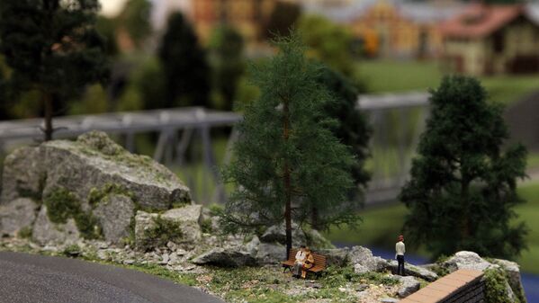Izstāde Miniatūrās fantāzijas Izstāde Miniatūrās fantāzijas - Sputnik Latvija