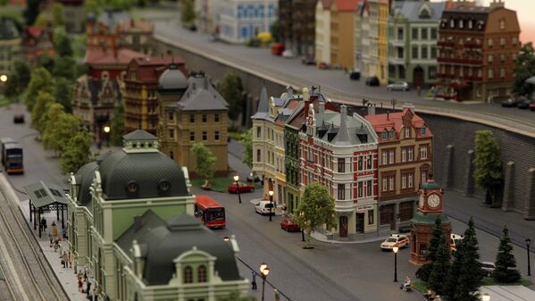Izstāde Miniatūrās fantāzijas Izstāde Miniatūrās fantāzijas - Sputnik Latvija