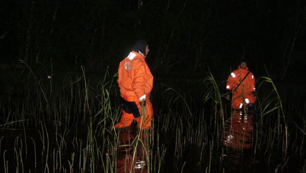 Поисково-спасательные работы на озере Сямозеро - Sputnik Латвия