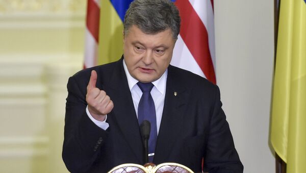 Президент Украины П.Порошенко - Sputnik Latvija