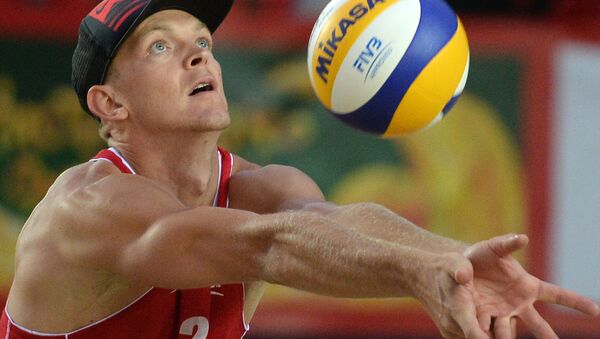 Янис Шмединьш, пляжный волейбол - Sputnik Латвия
