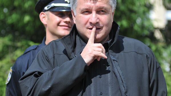 Министр внутренних дел Украины А.Аваков - Sputnik Latvija