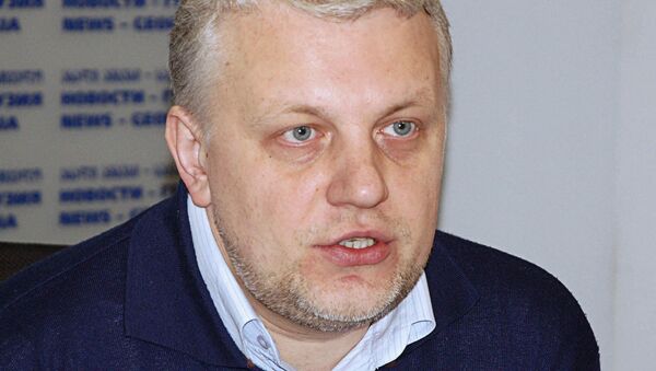 Российский тележурналист Павел Григорьевич Шеремет в Грузии - Sputnik Latvija