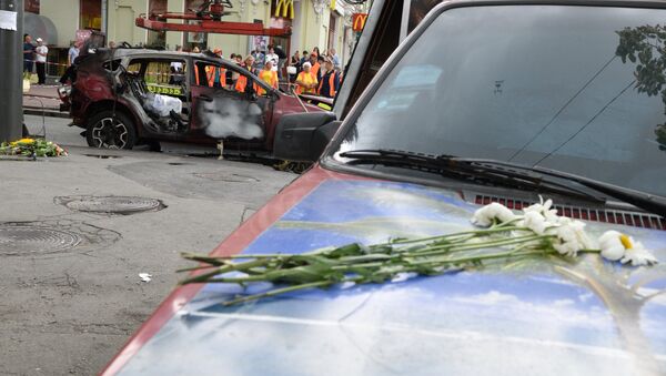 Журналист Павел Шеремет погиб в результате взрыва автомобиля в Киеве - Sputnik Латвия