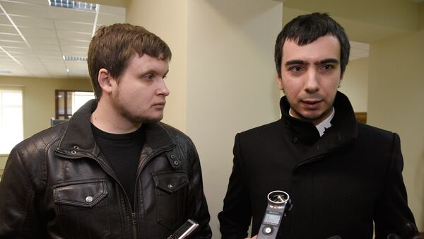 Prankeri Vovans (Vladimirs Kuzņecovs) un Leksuss (Aleksejs Stoļarovs). Foto no arhīva - Sputnik Latvija
