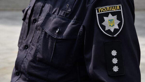 Сотрудники Украинской полиции в Киеве - Sputnik Latvija