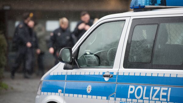 Полицейский автомобиль в Германии - Sputnik Latvija