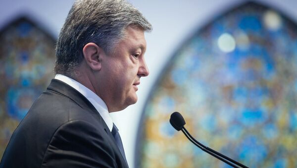 Президент Украины Петр Порошенко - Sputnik Латвия