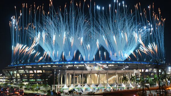 Церемония открытия XXXI летних Олимпийских игр в Рио-де-Жанейро - Sputnik Latvija