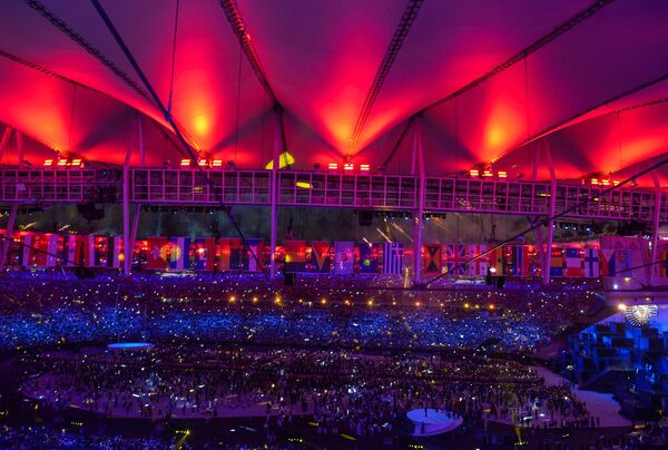 Церемония открытия XXXI летних Олимпийских игр в Рио-де-Жанейро - Sputnik Латвия