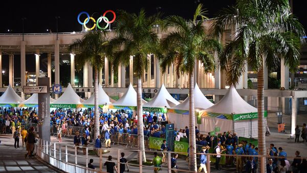 Церемония открытия XXXI летних Олимпийских игр в Рио-де-Жанейро - Sputnik Latvija