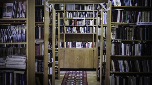 Библиотека в санатории Янтарный берег - 25 лет после СССР - Sputnik Латвия