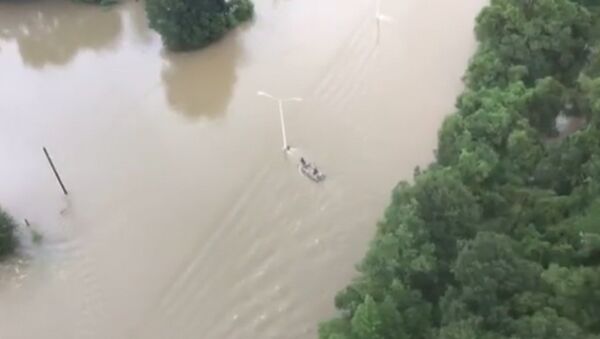 Крупное наводнение произошло в штате Луизиана на юге США. Кадры с места ЧП - Sputnik Латвия