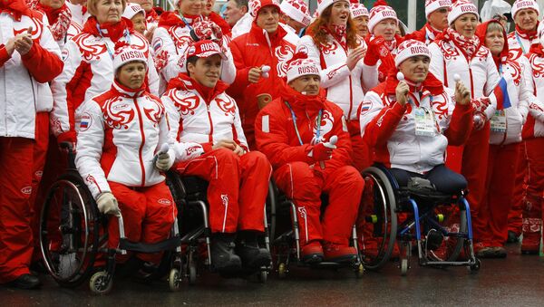 Российские паралимпийцы. Архивное фото - Sputnik Латвия