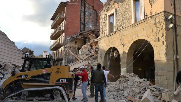 Последствия землетрясения в Италии - Sputnik Латвия