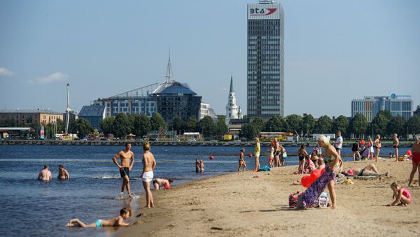 Общественный пляж на Кипсале - Sputnik Латвия