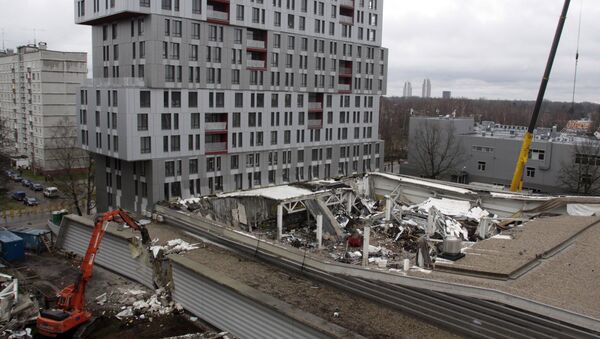 Tirdzniecības centra jumta sabrukšana Rīgā. Foto no arhīva - Sputnik Latvija