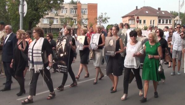 Марш живых в память о Холокосте прошел в Литве - Sputnik Латвия
