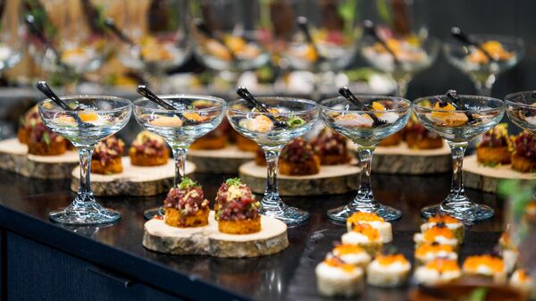 Во время пресс-конференции в преддверии выставки Riga Food 2016 Во время пресс-конференции в преддверии выставки Riga Food 2016 - Sputnik Латвия