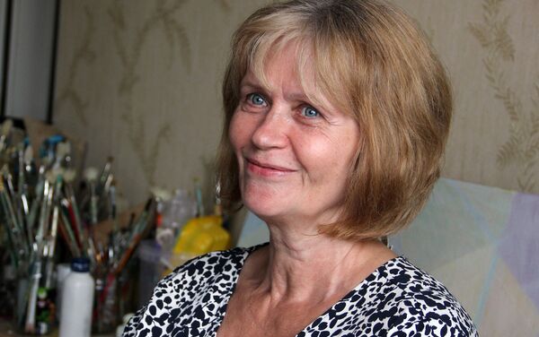 Анна Пейпиня, белорусская художница, живущая в Риге Анна Пейпиня, белорусская художница, живущая в Риге - Sputnik Латвия