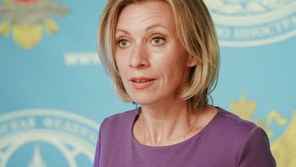 Krievijas Ārlietu ministrijas oficiālā pārstāve Marija Zaharova. Foto no arhīva - Sputnik Latvija