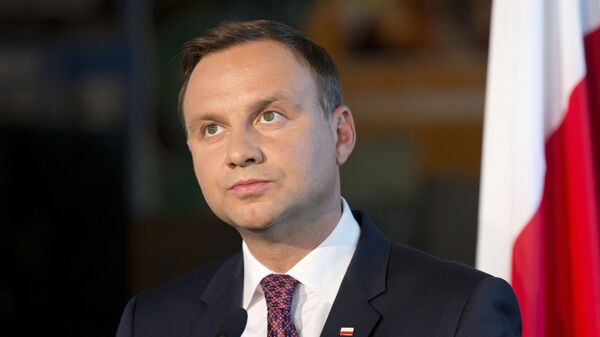 Президент Польши Анджей Дуда - Sputnik Latvija