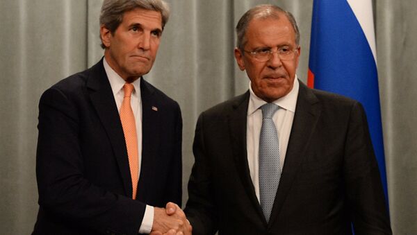 Встреча главы МИД РФ С. Лаврова с Госсекретарем США Дж.Керри - Sputnik Латвия