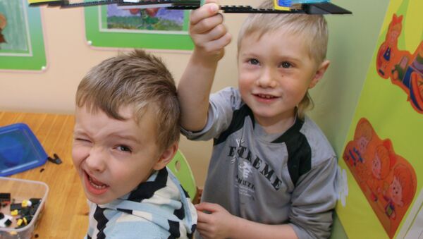Воспитанники детского сада - Sputnik Латвия