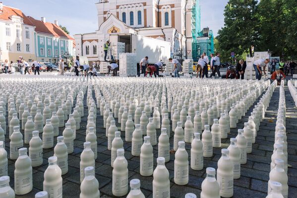 Акция протеста Союза фермеров Эстонии. Акция протеста Союза фермеров Эстонии. - Sputnik Латвия