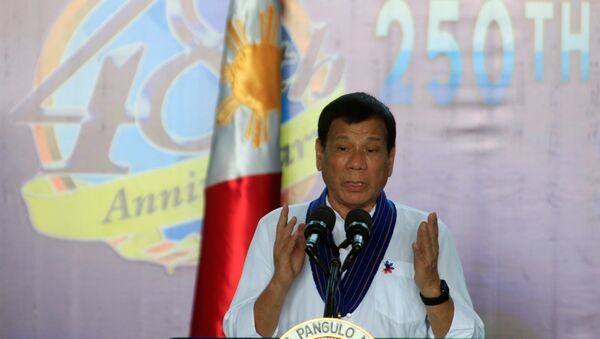 Filipīnu prezidents Rodrigo Duterte. Foto no arhīva - Sputnik Latvija