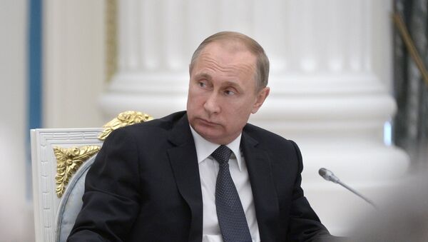 Президент России Владимир Путин - Sputnik Latvija